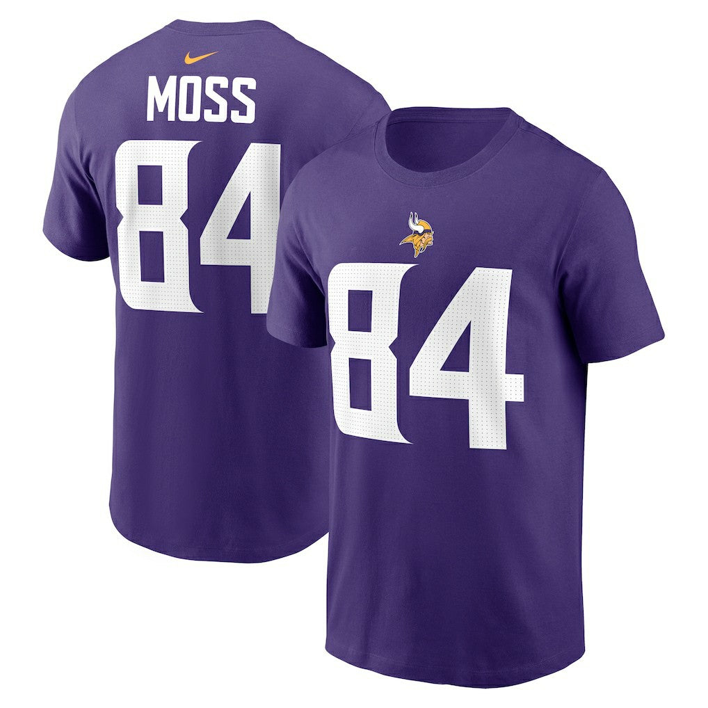 Minnesota Vikings Nike Randy Moss  Retired Player Name & Number T-Shirt