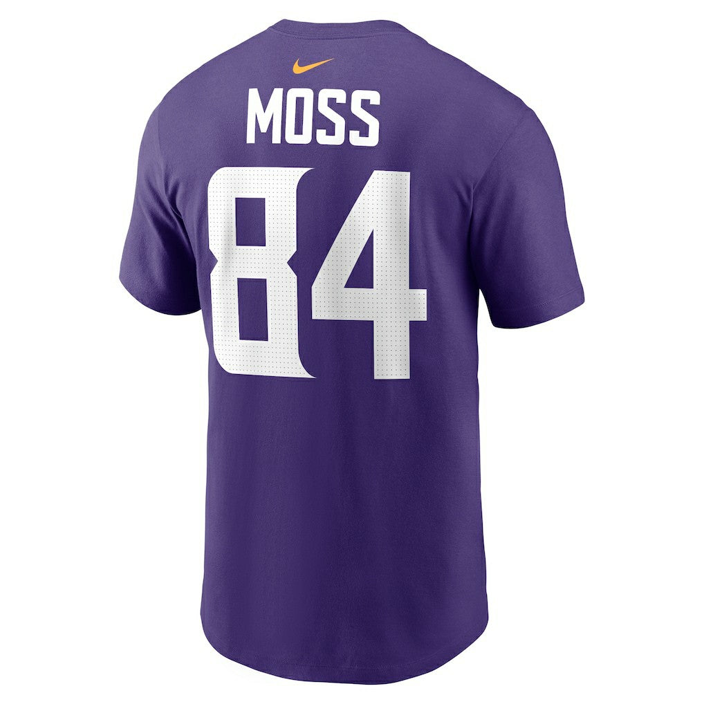 Minnesota Vikings Nike Randy Moss  Retired Player Name & Number T-Shirt