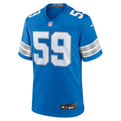 Detroit Lions Nike Giovanni Manu  Team Game Jersey
