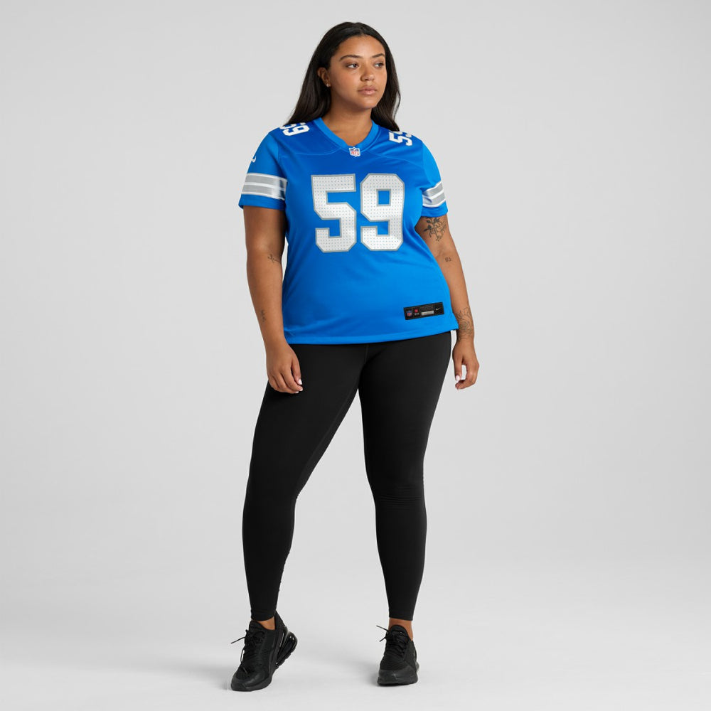 Detroit Lions Nike Giovanni Manu  Women's Team Game Jersey