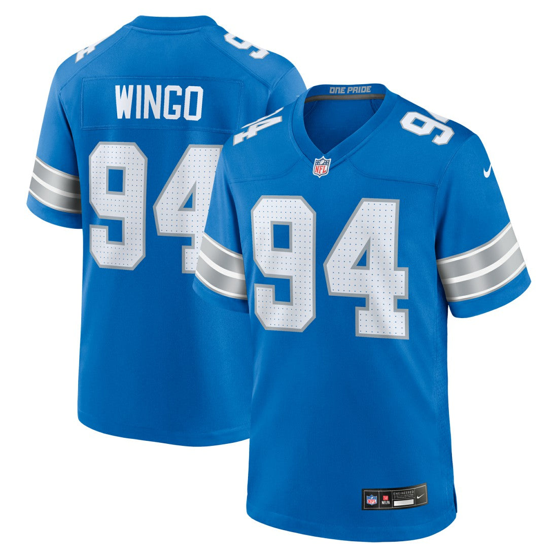 Detroit Lions Nike Mekhi Wingo  Team Game Jersey