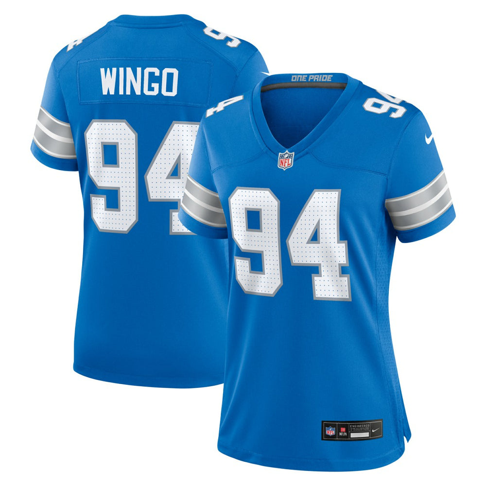 Detroit Lions Nike Mekhi Wingo  Women's Team Game Jersey