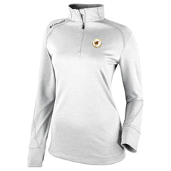 San Diego Padres Columbia Women's Cooperstown Collection Shotgun 2.0 Omni-Wick Quarter-Zip Top - White | MLB US