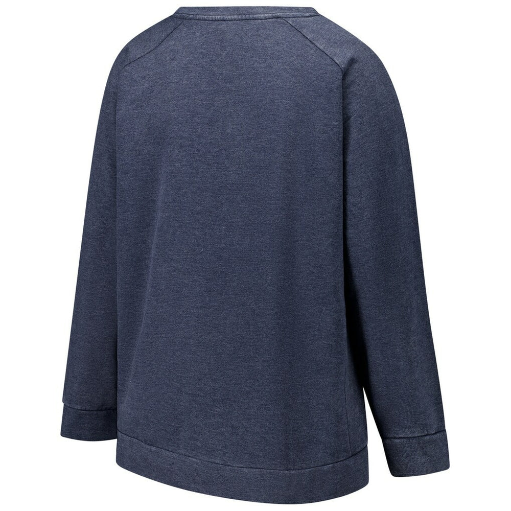 Dallas Cowboys  Profile Women's Plus Size Acid Wash Raglan Sweatshirt