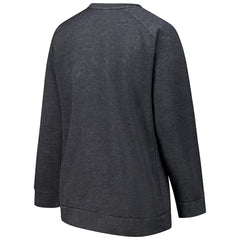 Cincinnati Bengals  Profile Women's Plus Size Acid Wash Raglan Sweatshirt