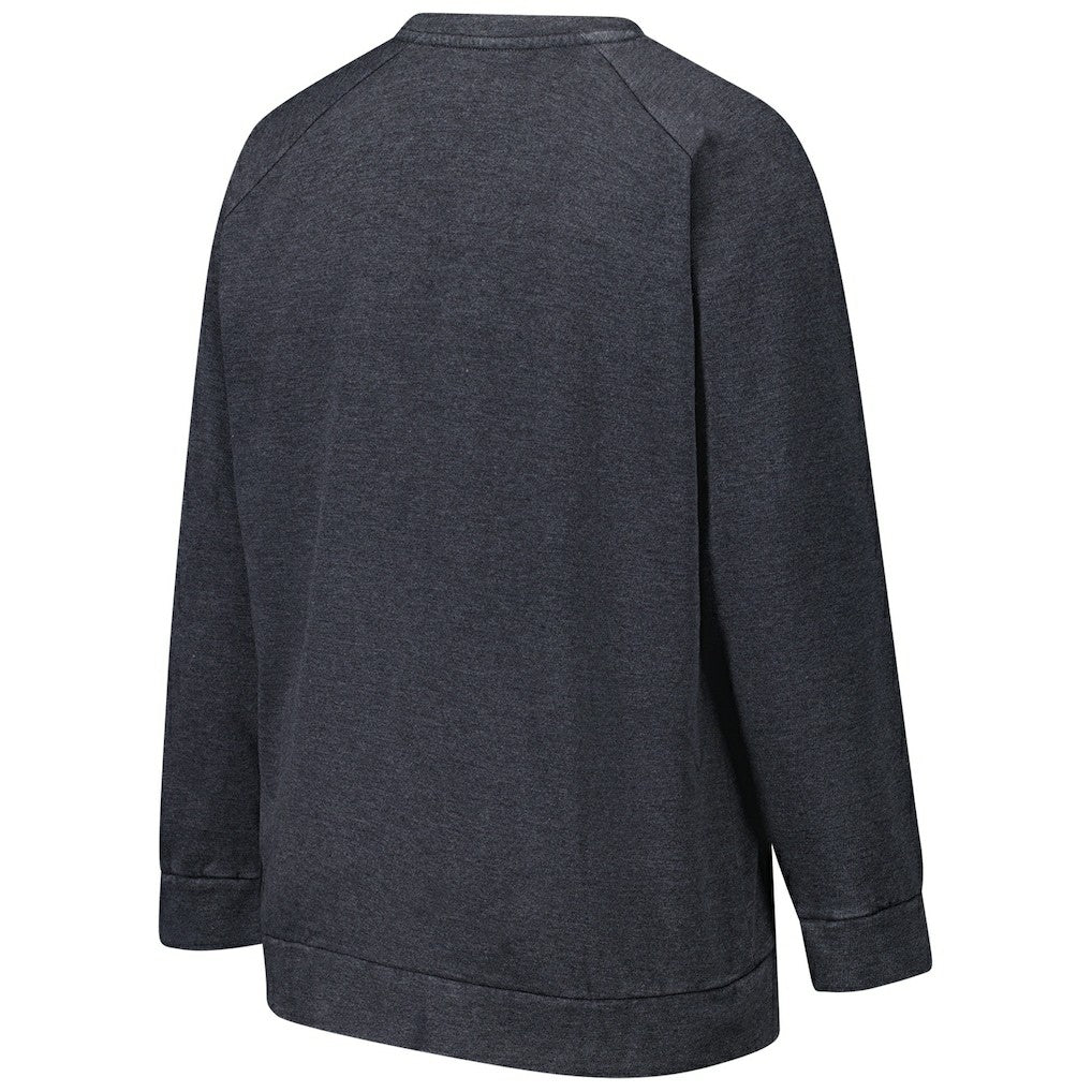 Pittsburgh Steelers  Profile Women's Plus Size Acid Wash Raglan Sweatshirt