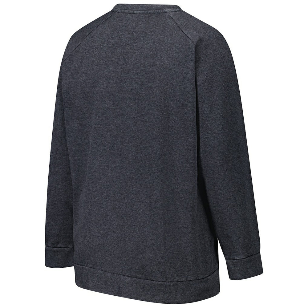 Pittsburgh Steelers  Profile Women's Plus Size Acid Wash Raglan Sweatshirt
