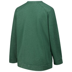 Green Bay Packers  Profile Women's Plus Size Acid Wash Raglan Sweatshirt