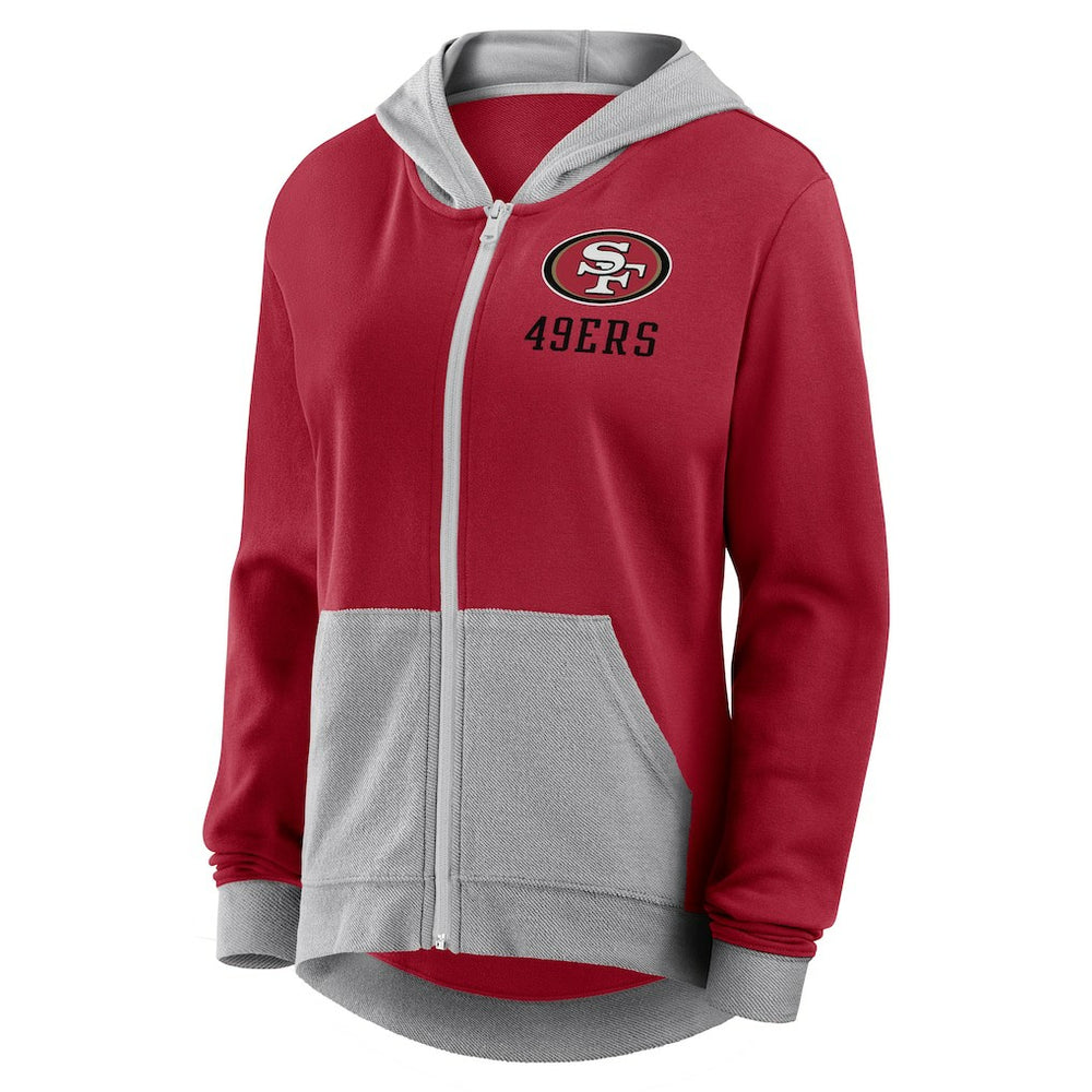 San Francisco 49ers Fanatics Women's Hit It Full-Zip Hoodie