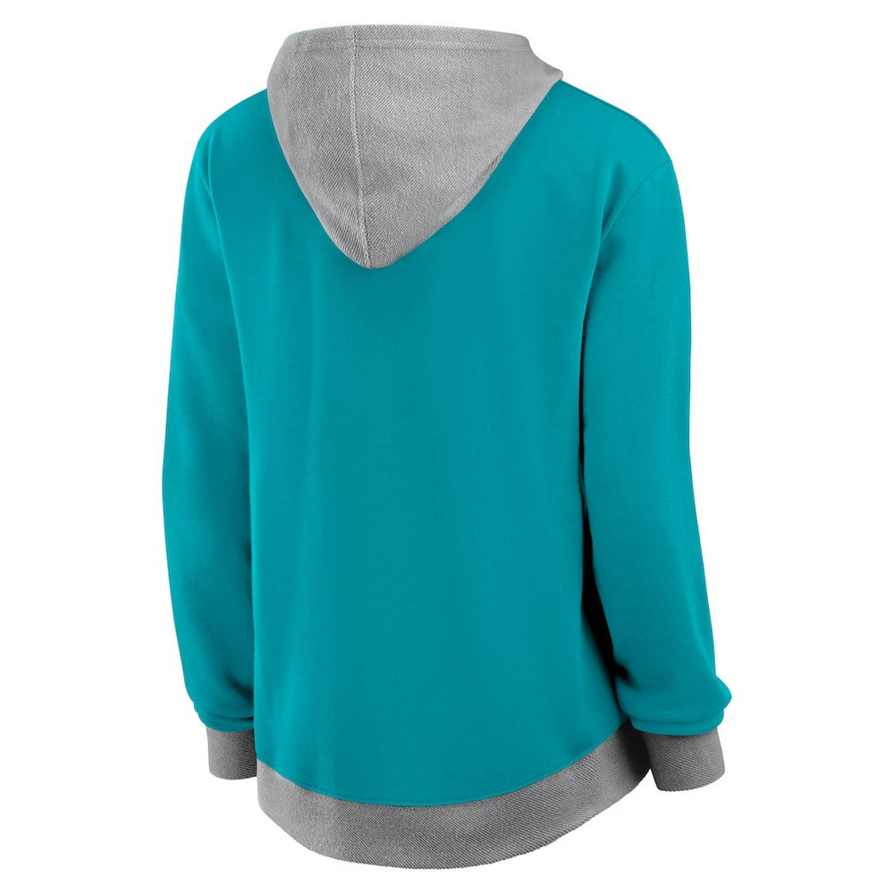 Miami Dolphins Fanatics Women's Hit It Full-Zip Hoodie