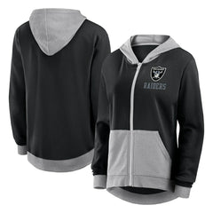 Las Vegas Raiders Fanatics Women's Hit It Full-Zip Hoodie