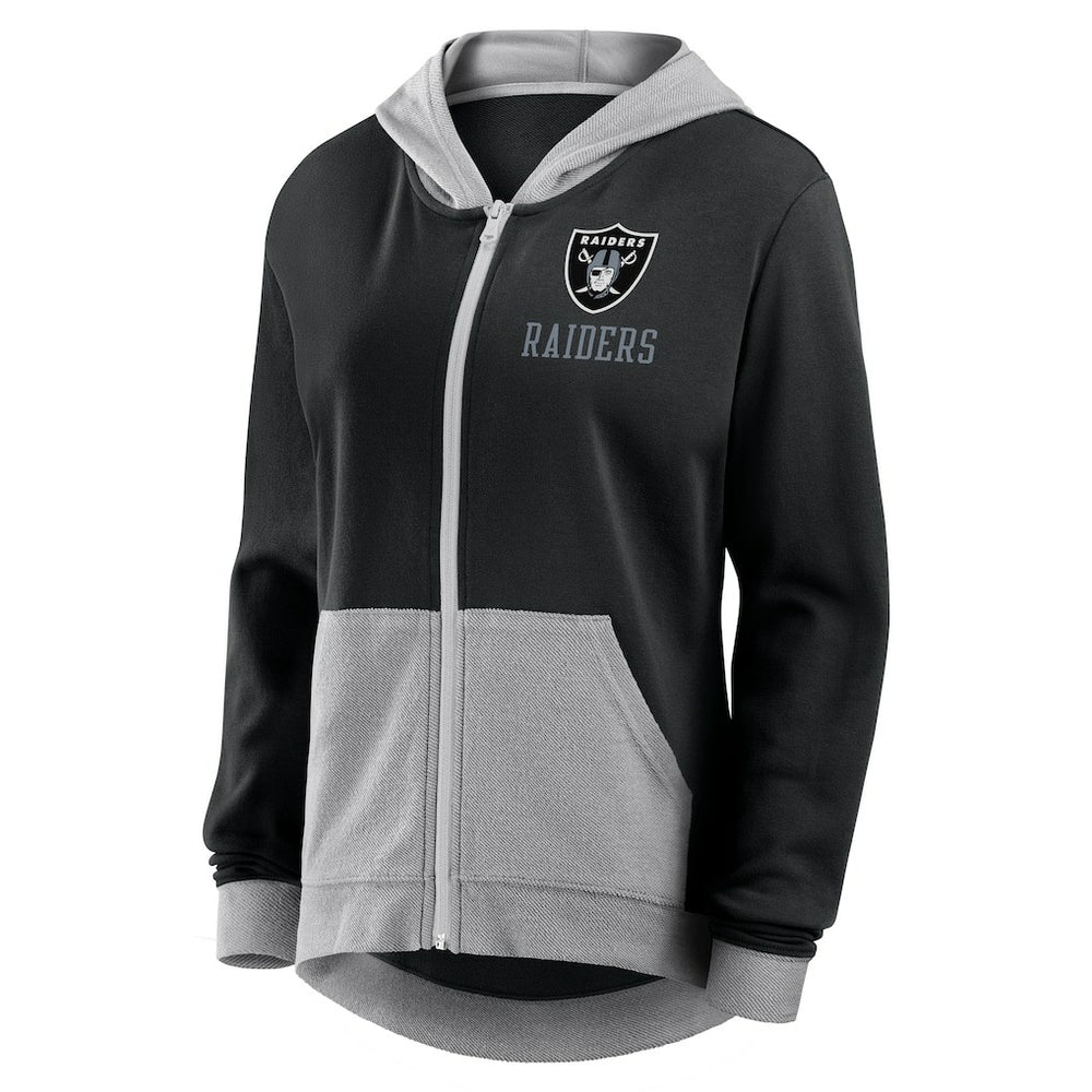 Las Vegas Raiders Fanatics Women's Hit It Full-Zip Hoodie
