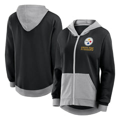 Pittsburgh Steelers Fanatics Women's Hit It Full-Zip Hoodie