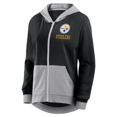Pittsburgh Steelers Fanatics Women's Hit It Full-Zip Hoodie