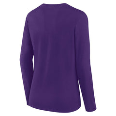 Minnesota Vikings Fanatics Women's Long Sleeve Scoop Neck T-Shirt