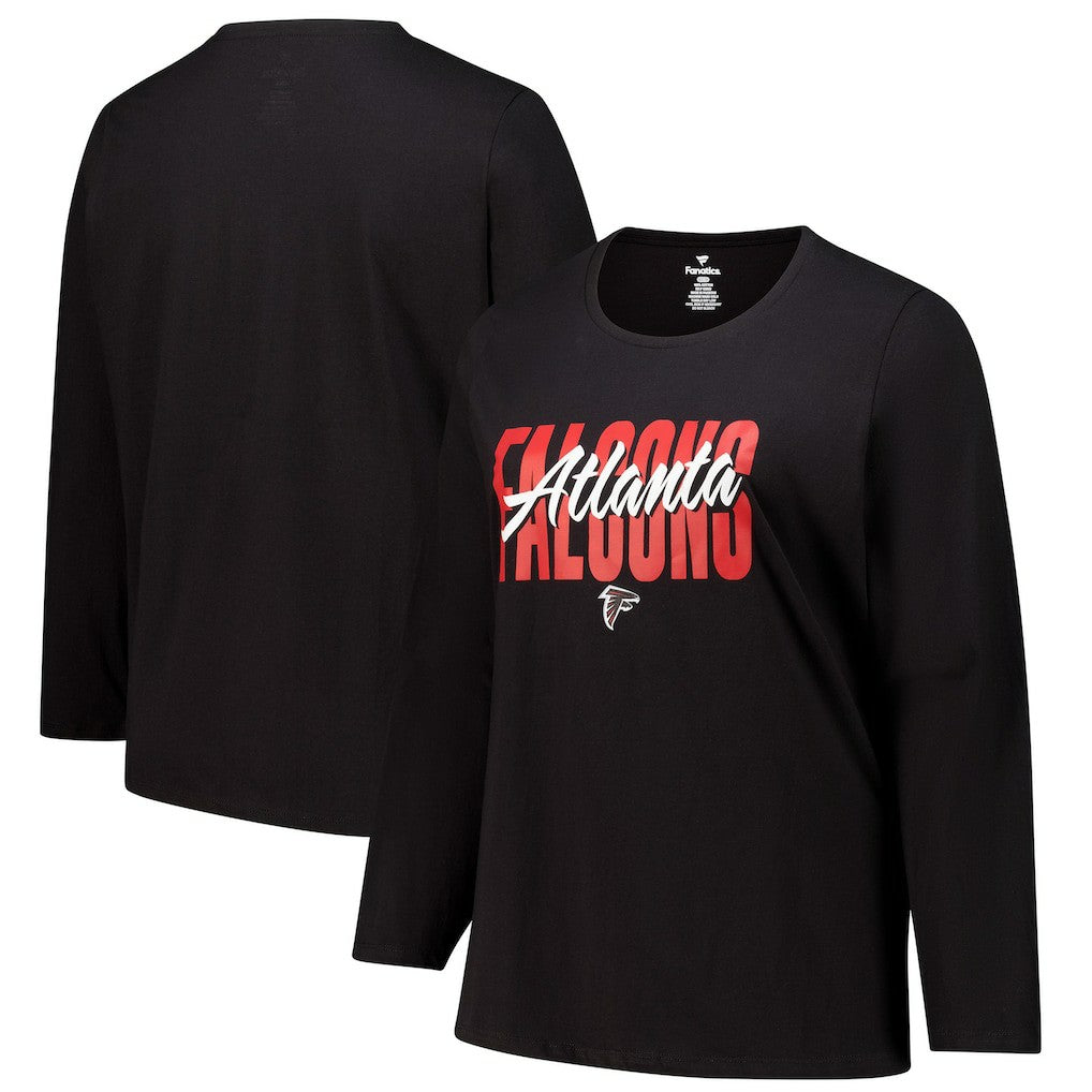 Atlanta Falcons Fanatics Women's Long Sleeve Scoop Neck T-Shirt