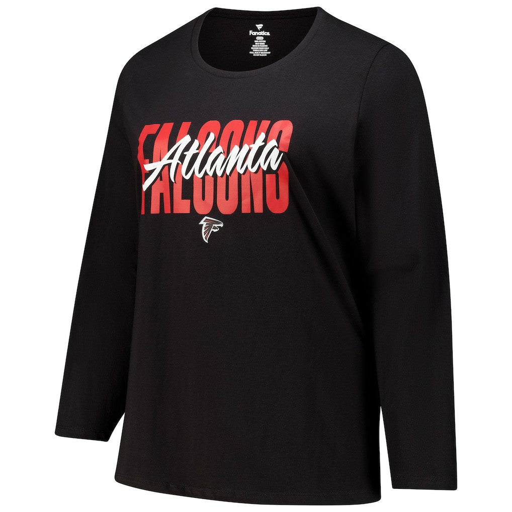 Atlanta Falcons Fanatics Women's Long Sleeve Scoop Neck T-Shirt