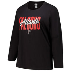 Atlanta Falcons Fanatics Women's Long Sleeve Scoop Neck T-Shirt
