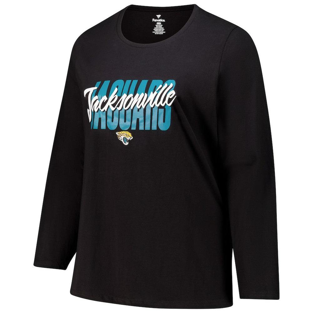 Jacksonville Jaguars Fanatics Women's Long Sleeve Scoop Neck T-Shirt