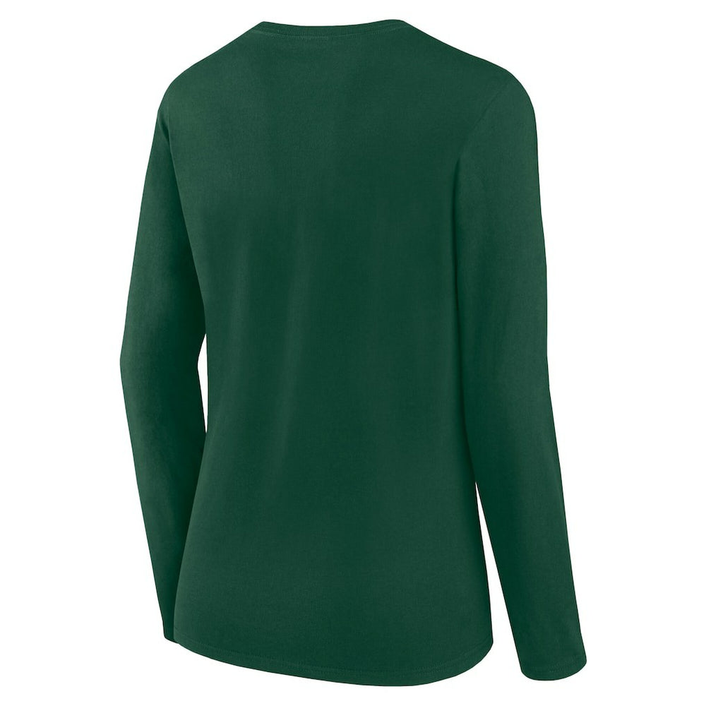 Green Bay Packers Fanatics Women's Long Sleeve Scoop Neck T-Shirt