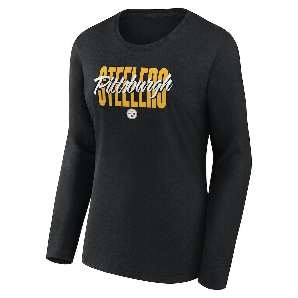 Pittsburgh Steelers Fanatics Women's Long Sleeve Scoop Neck T-Shirt