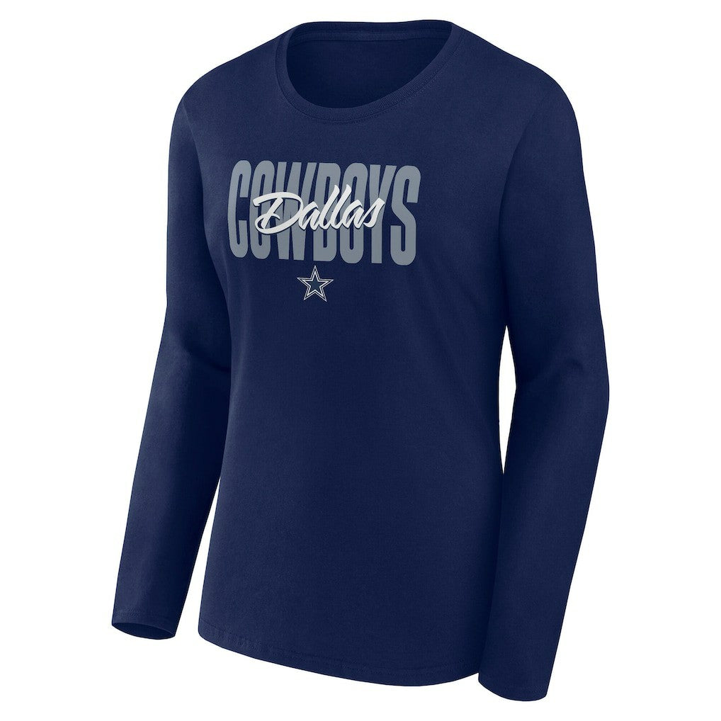Dallas Cowboys Fanatics Women's Long Sleeve Scoop Neck T-Shirt
