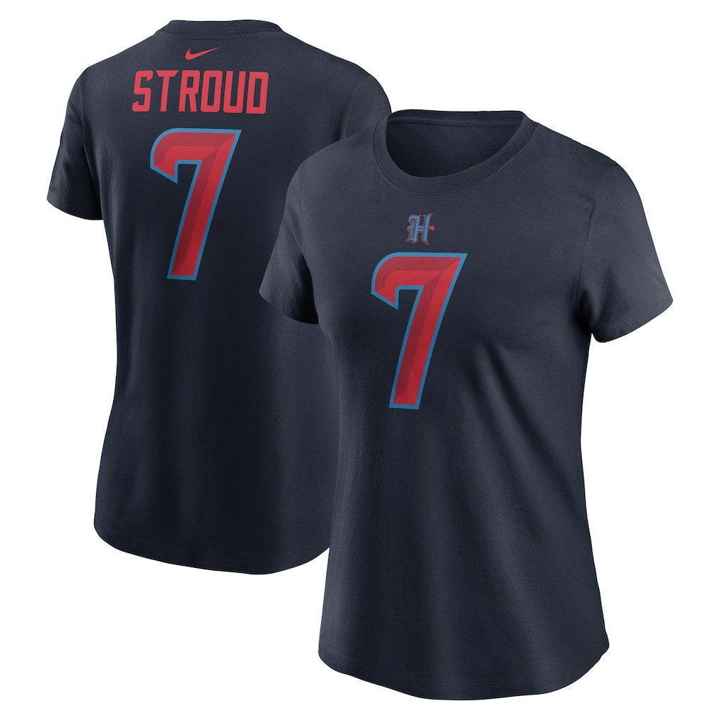 Houston Texans Nike C.J. Stroud  Women's Player Name & Number T-Shirt