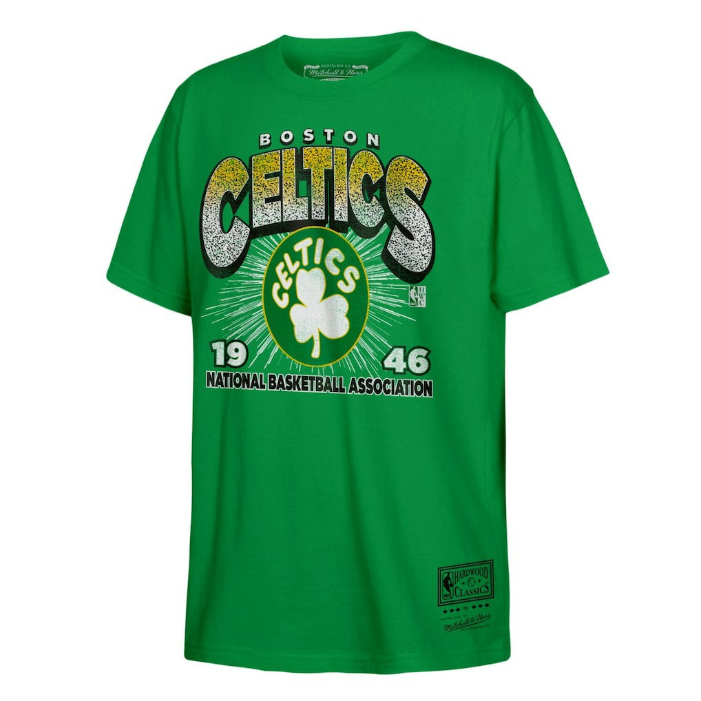 Boston Celtics Hardwood Classics Vintage Hoopster T-Shirt New