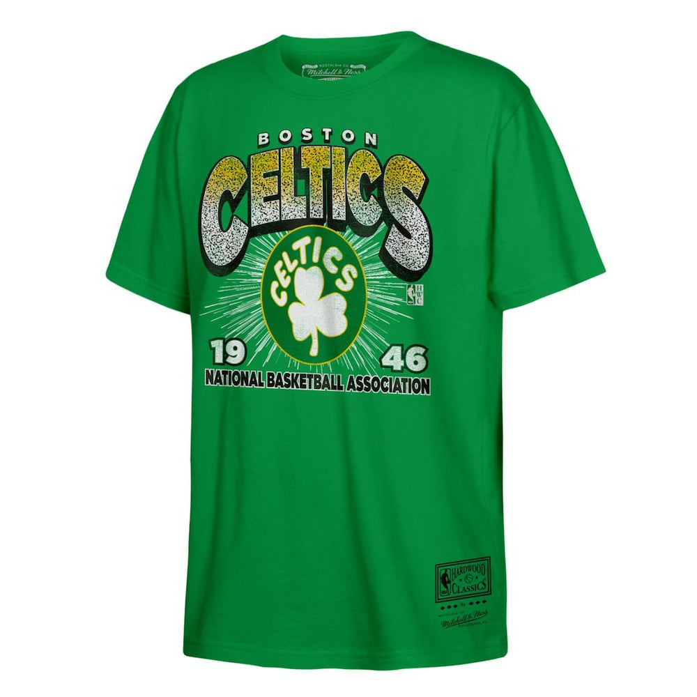 Boston Celtics Hardwood Classics Vintage Hoopster T-Shirt New