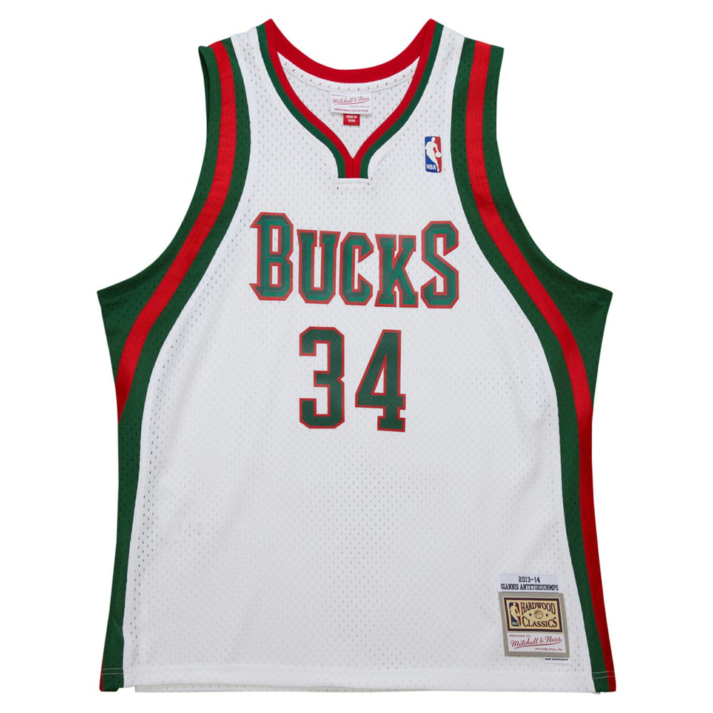 Giannis Antetokounmpo Milwaukee Bucks 2013/14 Hardwood Classics Swingman Jersey Discount