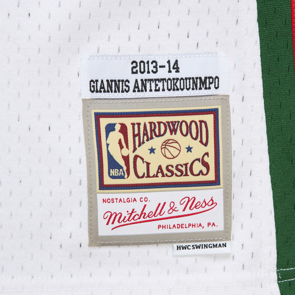 Giannis Antetokounmpo Milwaukee Bucks 2013/14 Hardwood Classics Swingman Jersey Discount