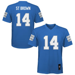 Detroit Lions  Amon-Ra St. Brown  Youth Replica Player Jersey