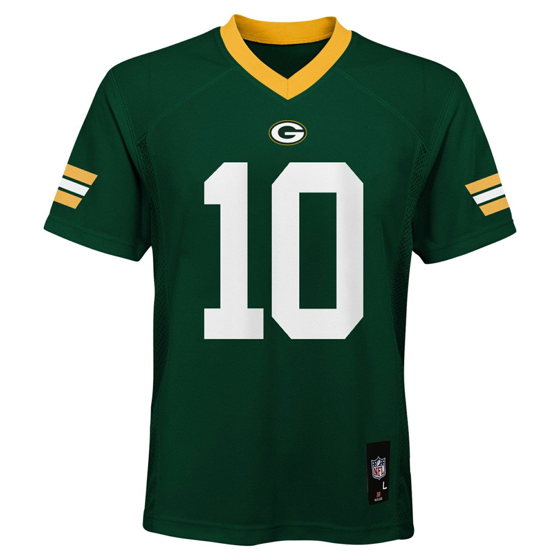 Green Bay Packers  Jordan Love  Youth Replica Player Jersey