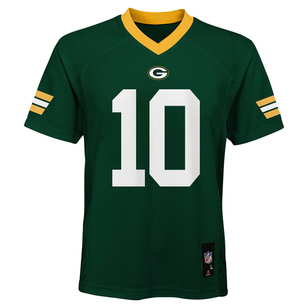 Green Bay Packers  Jordan Love  Youth Replica Player Jersey