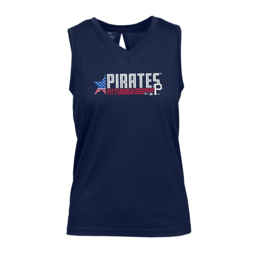 Pittsburgh Pirates Levelwear Women's Paisley Independence Aviation Tank Top | MLB Shop
