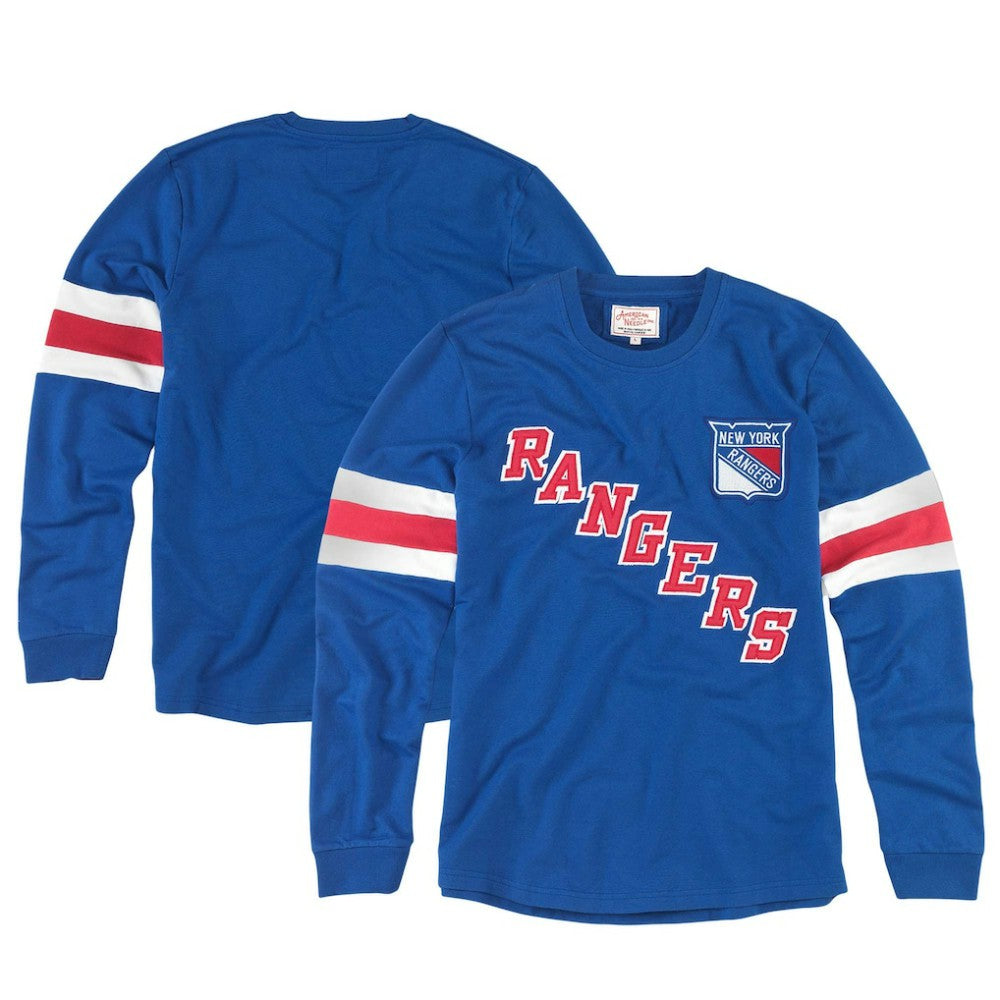 New York Rangers American Needle Sudbury Long Sleeve T-Shirt For Sale