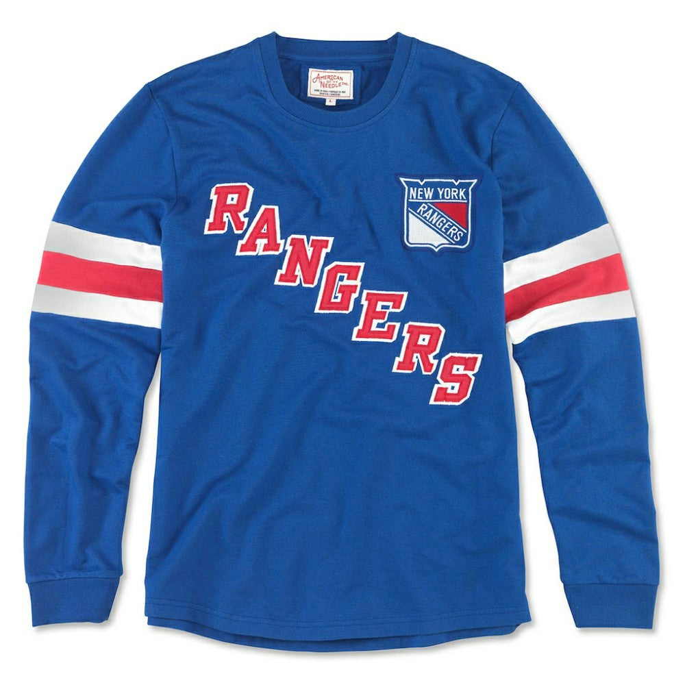 New York Rangers American Needle Sudbury Long Sleeve T-Shirt For Sale