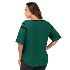 New York Jets  G-III 4Her by Carl Banks Women's Plus Size Linebacker T-Shirt