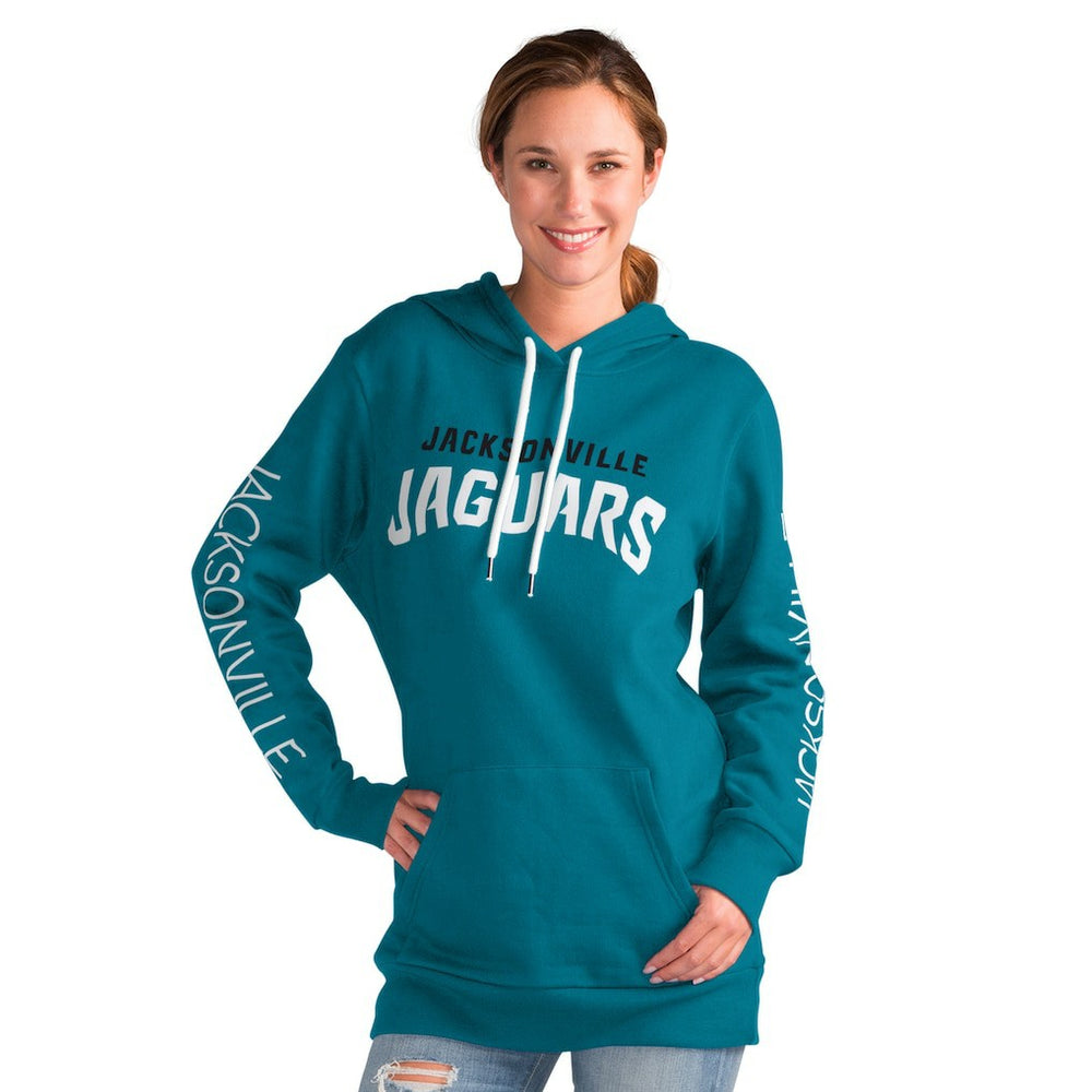 Jacksonville Jaguars  G-III 4Her by Carl Banks Women's Extra Inning Pullover Hoodie