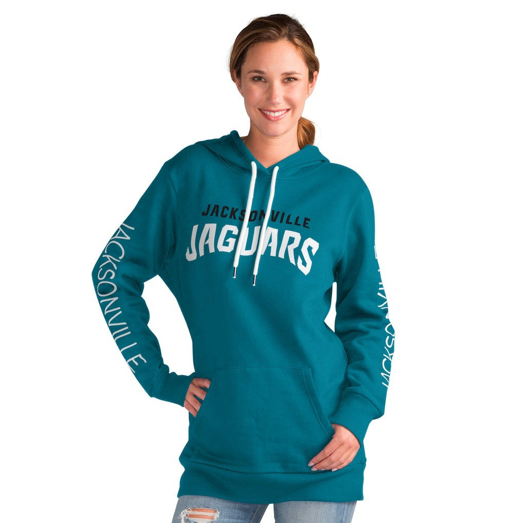 Jacksonville Jaguars  G-III 4Her by Carl Banks Women's Extra Inning Pullover Hoodie