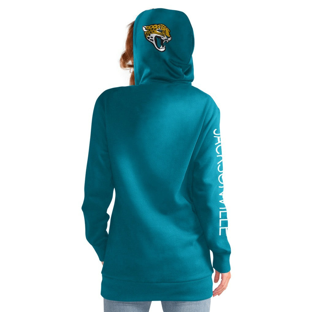 Jacksonville Jaguars  G-III 4Her by Carl Banks Women's Extra Inning Pullover Hoodie