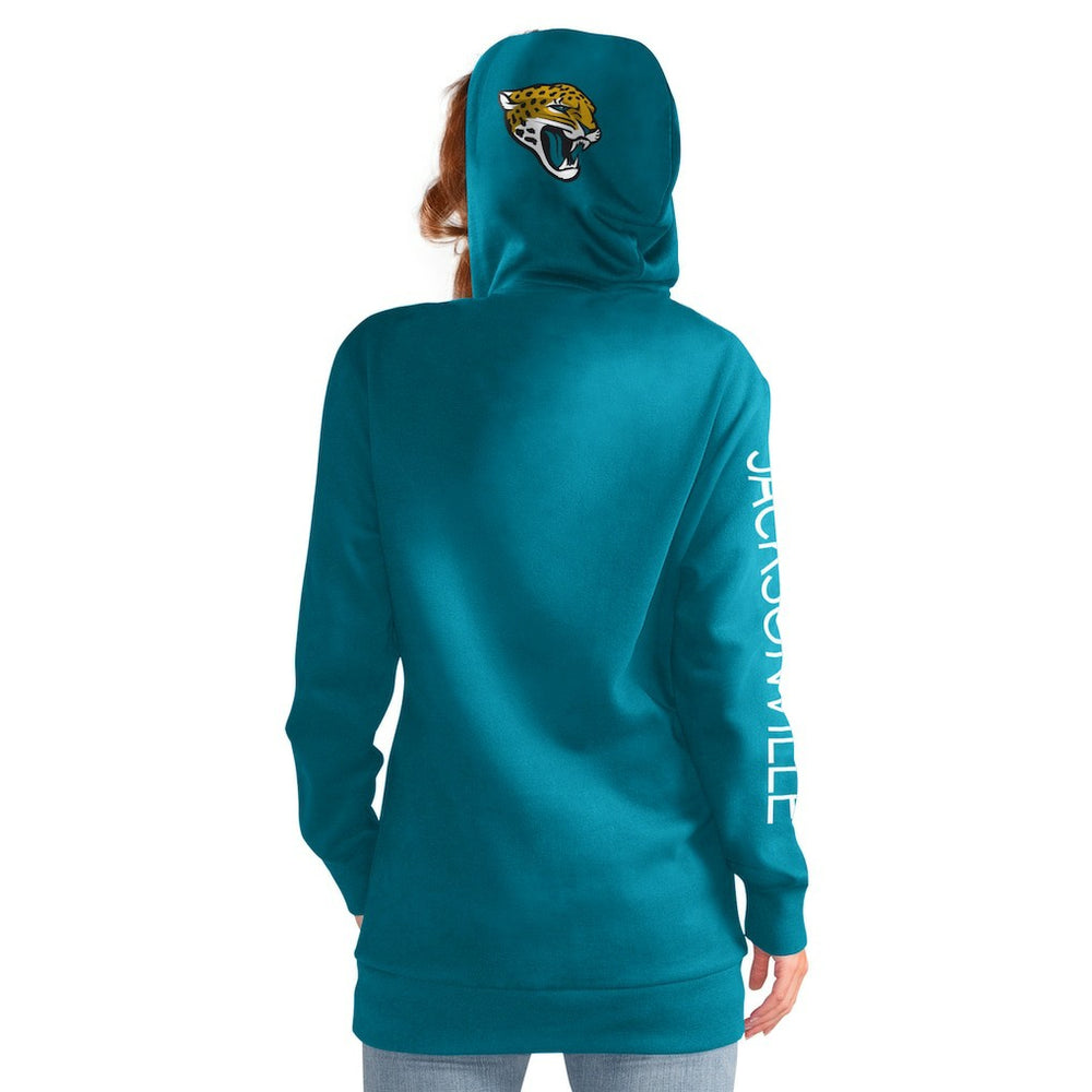Jacksonville Jaguars  G-III 4Her by Carl Banks Women's Extra Inning Pullover Hoodie