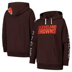 Cleveland Browns  G-III 4Her by Carl Banks Women's Extra Inning Pullover Hoodie