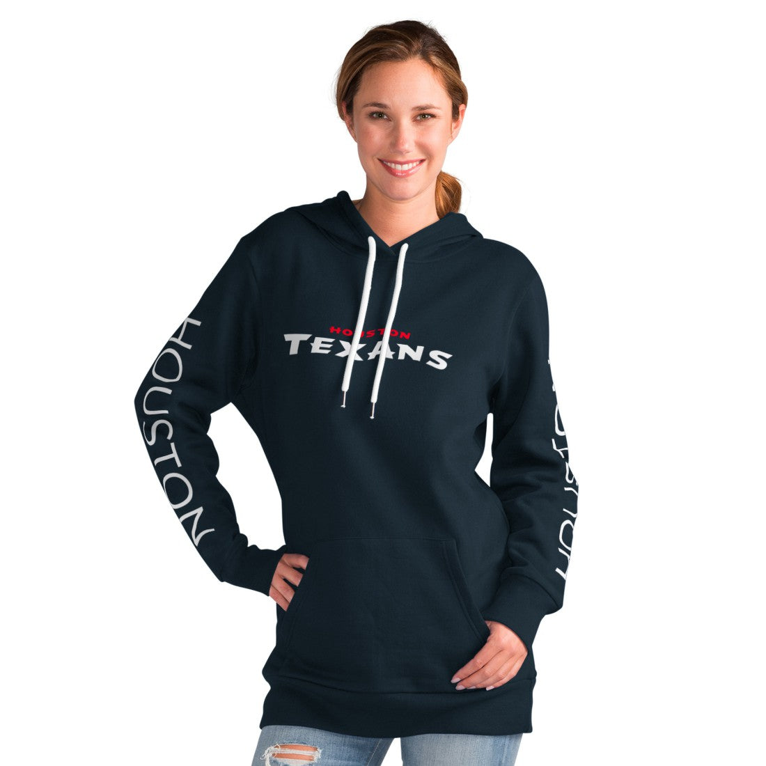 Houston Texans  G-III 4Her by Carl Banks Women's Extra Inning Pullover Hoodie