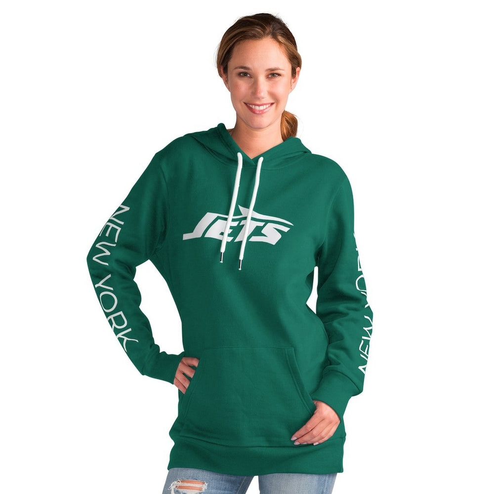 New York Jets  G-III 4Her by Carl Banks Women's Extra Inning Pullover Hoodie
