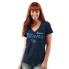 Tennessee Titans  G-III 4Her by Carl Banks Women's Post Season V-Neck T-Shirt