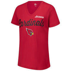 Arizona Cardinals  G-III 4Her by Carl Banks Women's Post Season V-Neck T-Shirt