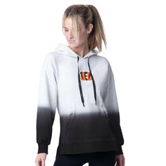 Cincinnati Bengals  MSX by Michael Strahan Women's Daniela Pullover Hoodie