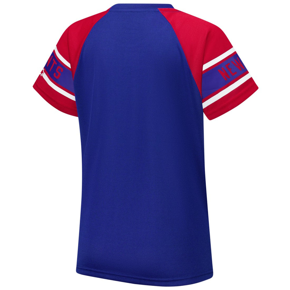 New York Giants  Starter Women's 1st Rounder Color Block Raglan Top