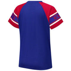 New York Giants  Starter Women's 1st Rounder Color Block Raglan Top